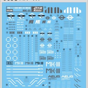 Decal - UC08 - Gundam MKIII – Bild 1
