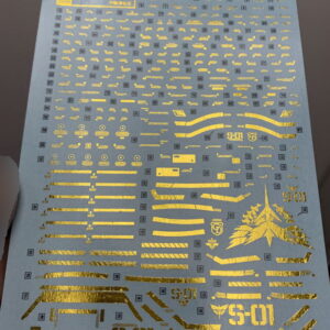 Decal - UC35 - Sazabi ver Ka. (Gold Decals)