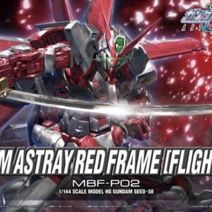 HG - MBF-P02 Gundam Astray Red Frame Flight Unit