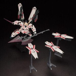 HG - RX-0 Full Armor Unicorn Gundam (Destroy Mode) Red Color Ver. - Afbeelding 6