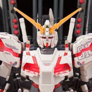 HG - RX-0 Full Armor Unicorn Gundam (Destroy Mode) Red Color Ver. - Afbeelding 7