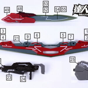 Decal - GN17 - GNY-001F Gundam Astraea Type F - Afbeelding 3
