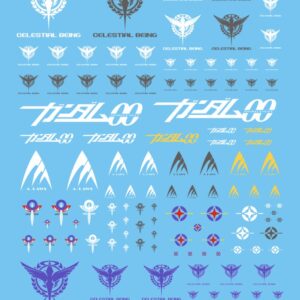 Decal - L01 - Mobile Suit Gundam 00 Logo's