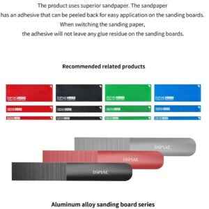 DSPIAE SP-S02 Pre-cut Self Adhesive Sandpaper Set (1000-2500 grit) (100 pieces) - Afbeelding 5
