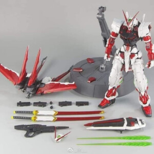 Nillson Work - PG 1/60 Astray Red Frame with Flight Pack 4 Katana Version. - Afbeelding 5