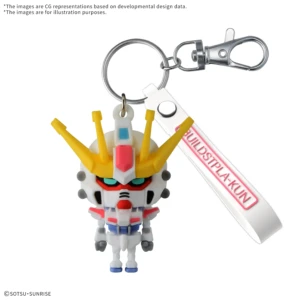 Mobile Suit Gundam Buildstpla-kun Rubber Mascot Keychain