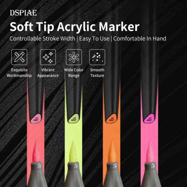 soft tipped markers